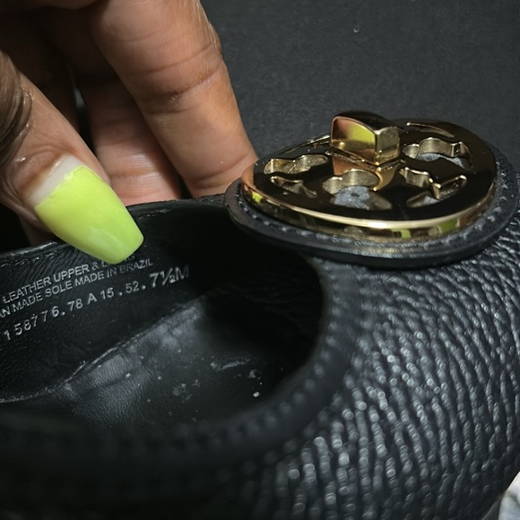 Tory Burch Black Peep Toe Pumps - Picture 11 of 11